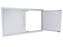 Sunstone Texan 36-Inch Double Access Doors – Stainless Steel
