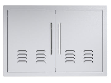 Sunstone Texan 30-Inch Vented Double Access Doors – Stainless Steel