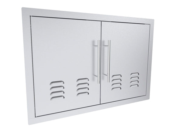 Sunstone Texan 30-Inch Vented Double Access Doors – Stainless Steel