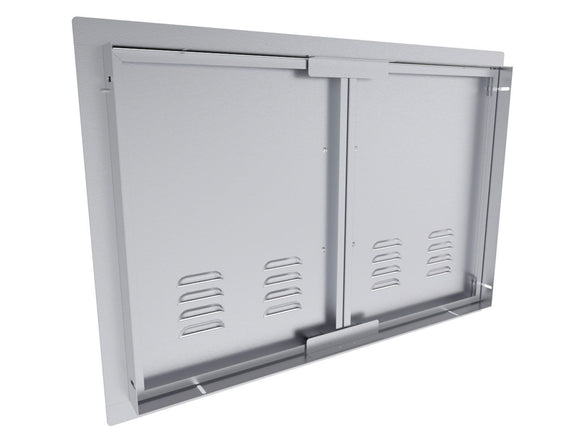 Sunstone Texan 30-Inch Vented Double Access Doors – Stainless Steel