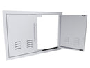 Sunstone Texan 30-Inch Vented Double Access Doors – Stainless Steel