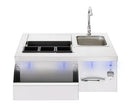 TrueFlame 30 Inch Beverage & Prep Station with LED Lights