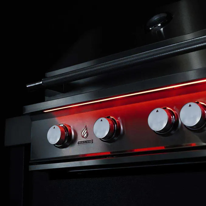 TrueFlame 25 Inch 3 Burner Gas Grill with Cart
