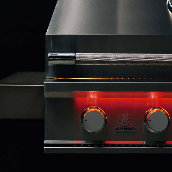 TrueFlame 25 Inch 3 Burner Gas Grill with Cart