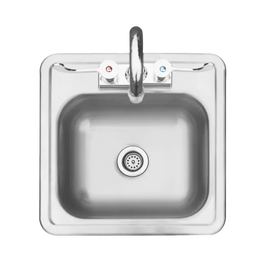 TrueFlame 15x15 Inch Drop-in Sink