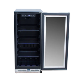 TrueFlame 15" Outdoor Rated Fridge w/Glass Door