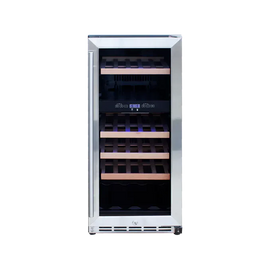 TrueFlame 15" Outdoor Rated Dual Zone Wine Cooler