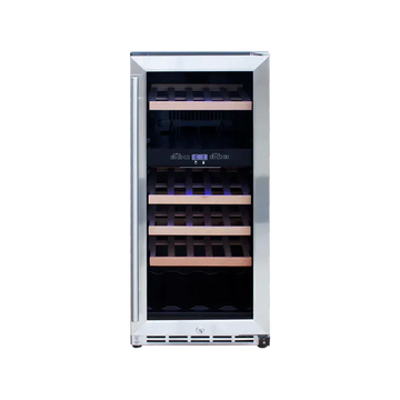 TrueFlame 15" Outdoor Rated Dual Zone Wine Cooler
