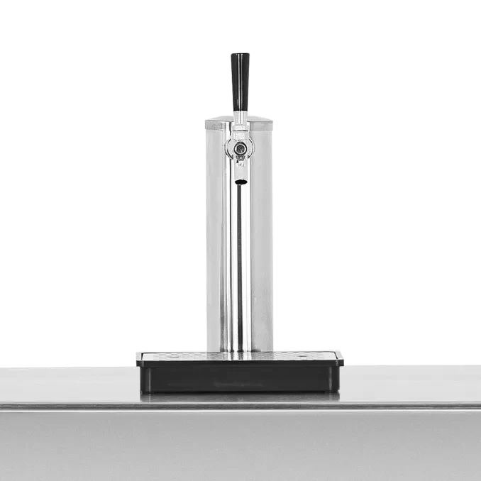 TrueFlame 24 Inch Outdoor Kegerator with Solid Door and Lock