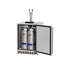 TrueFlame 24 Inch Outdoor Kegerator with Solid Door and Lock