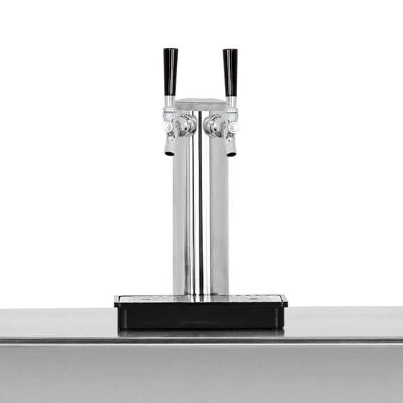 TrueFlame 24 Inch Outdoor Kegerator with Solid Door and Lock