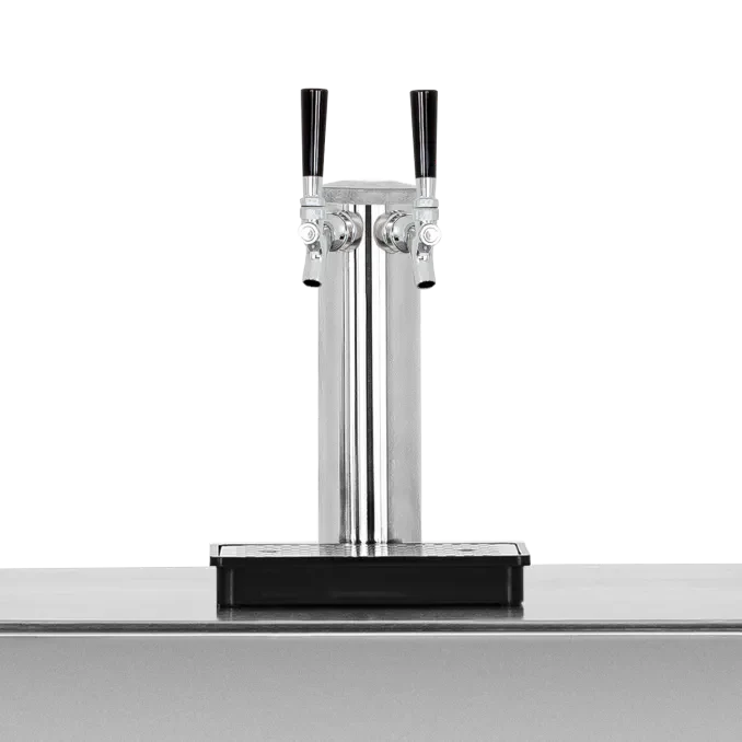 TrueFlame 24 Inch Outdoor Kegerator with Solid Door and Lock