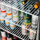 TrueFlame 15 Inch Outdoor Refrigerator with Solid Door and Lock-6