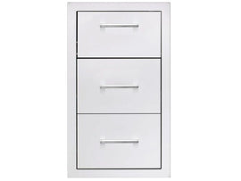 TrueFlame 17 Inch Vertical 2-Drawer & Paper Towel Holder Combo Masonry