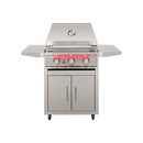 TrueFlame 25 Inch 3 Burner Gas Grill with Cart