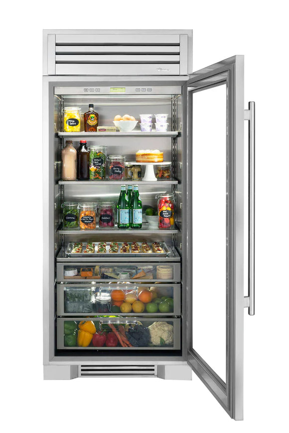 True 36 Inch Indoor Refrigerator with Glass Door