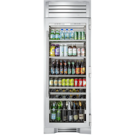 True 30 Inch Indoor Refrigerator with Glass Door