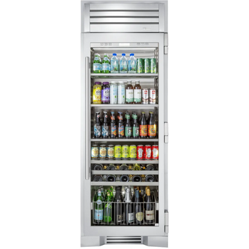 True 30 Inch Indoor Refrigerator with Glass Door