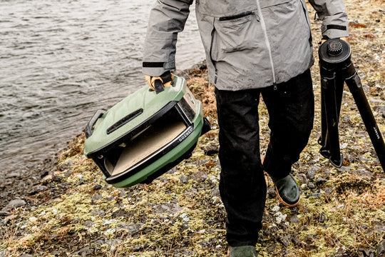 Crafted for ultimate portability, Tread is the world’s most travel-ready pizza oven, complete with the Venture Stand, roof rack handles, and a rugged polymer dock for easy transport.