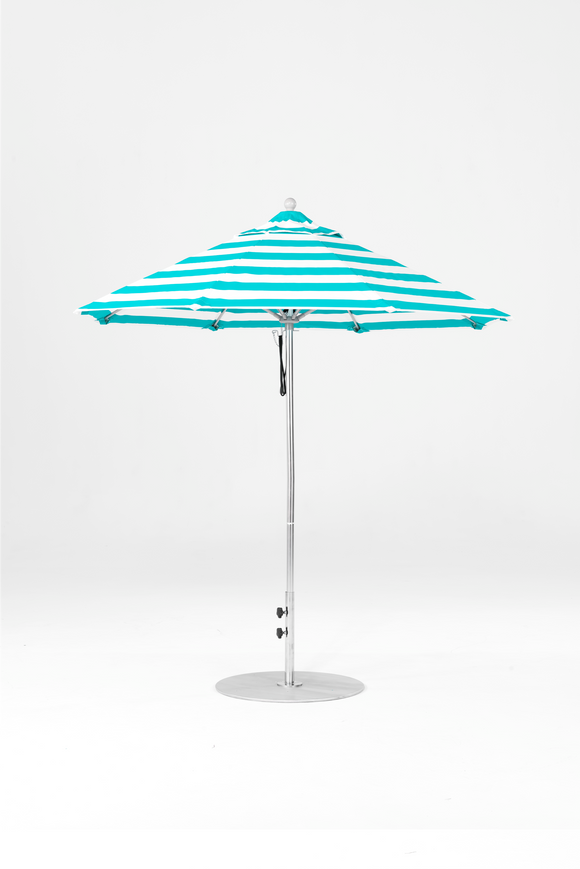 845FM-011 Turquoise Stripe-Platinum 