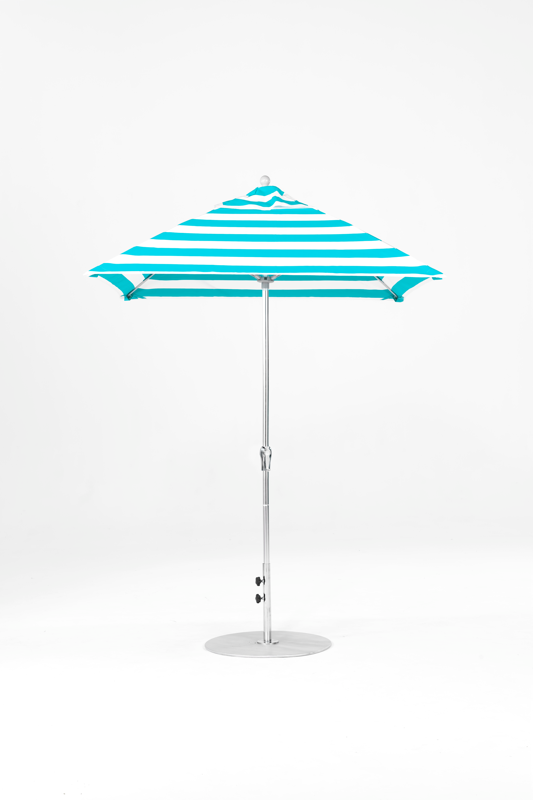 454FMC-SQ-011 Turquoise Stripe-Platinum