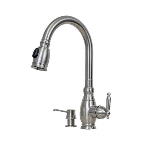 E-Stainless Poseidon KPS3034, Soap Dispenser, Strainer, Grate, and SRS3018