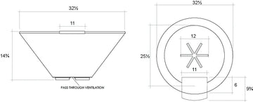 Prism Hardscapes Verona Small Fire Bowl