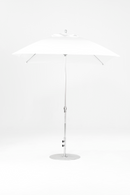 464FMC-SQR099 White-Brushed Silver