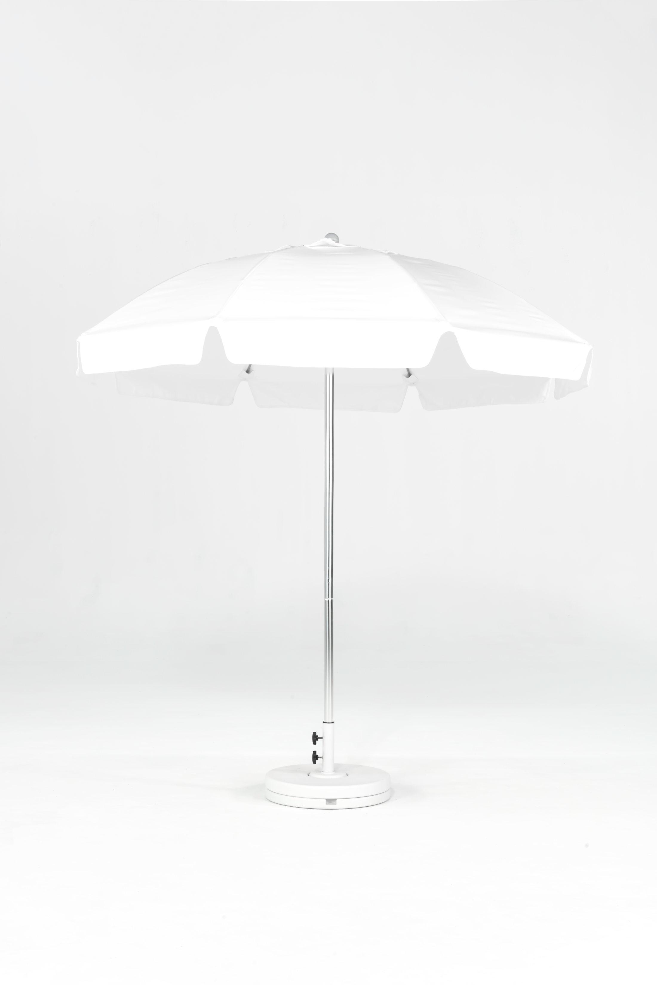 844FA 02 -R099 White-Brushed Silver -  Manual Lift