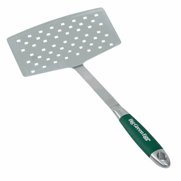 Big Green Egg Wide Stainless Spatula with Green Handle