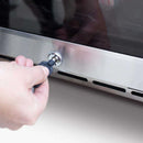 TrueFlame 24 Inch Outdoor Wine Cooler with Glass Door and Lock-5