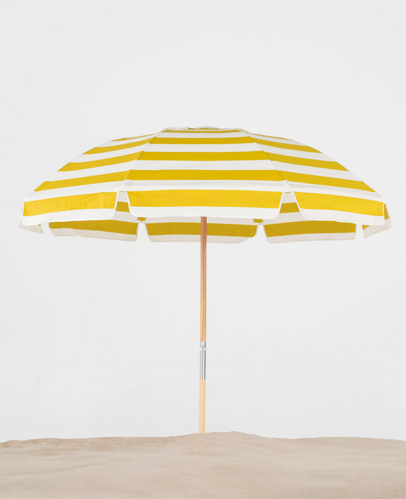 844FWB-02-055 Yellow Stripe -Stock- Manual- Valance with Vent