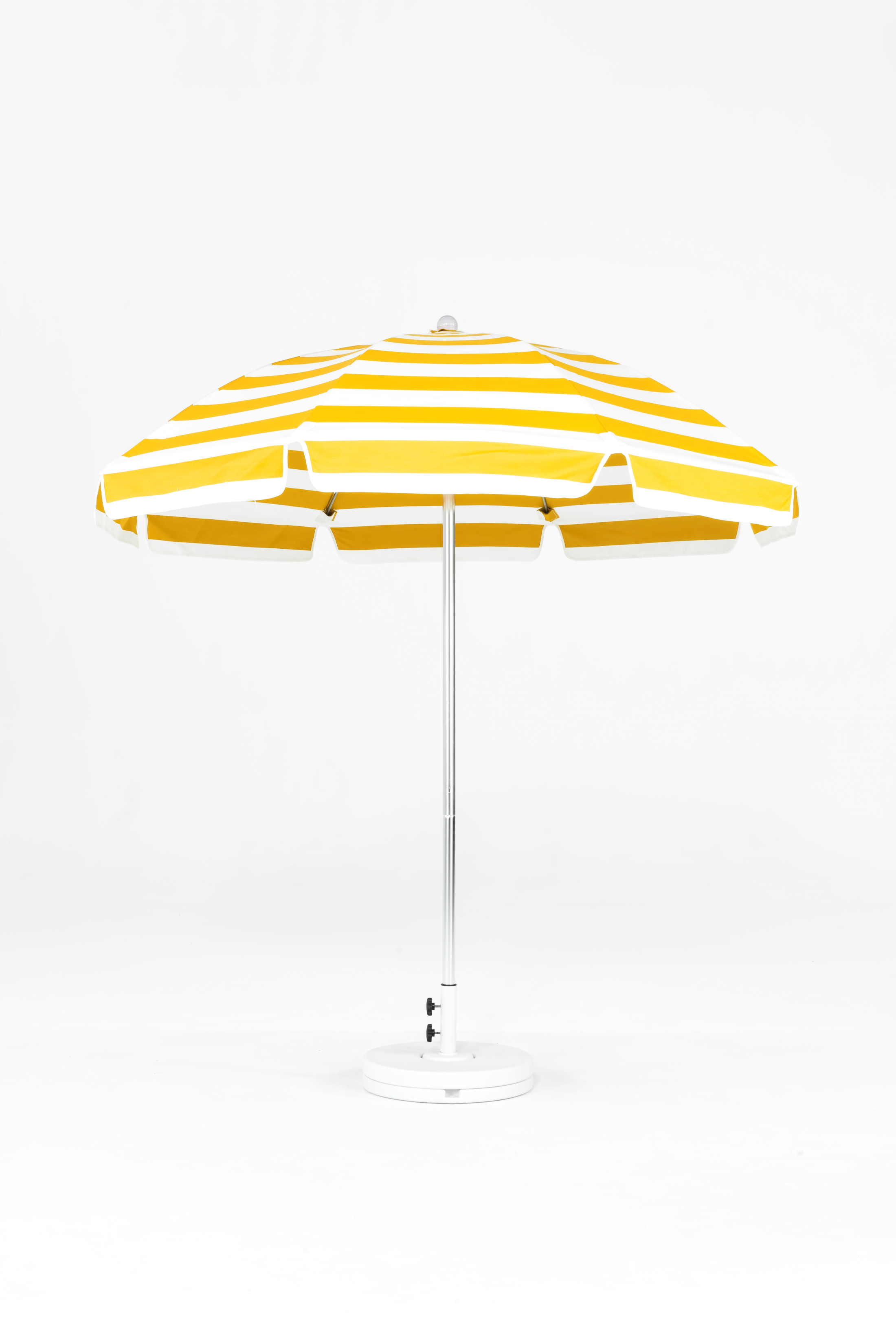 844FA 01-055 Yellow Stripe-Brushed Silver -  Manual Lift