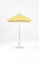 454FMC-SQ-055 Yellow Stripe-Brushed Silver