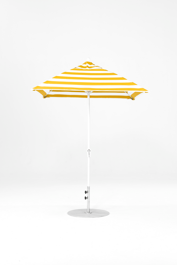 454FMC-SQ-055 Yellow Stripe-Alpine White