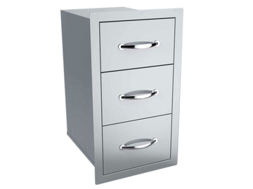 Sunstone Signature 17-Inch Paper Towel Drawer Combo with Beveled Frame