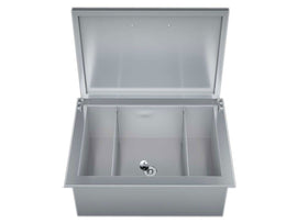  Sunstone 28-Inch Stainless Steel Insulated Large Drop-In Ice Chest