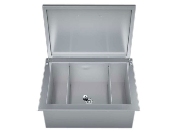  Sunstone 28-Inch Stainless Steel Insulated Large Drop-In Ice Chest