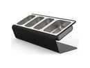 Alfa Forni Topping Station with 4 Trays and Lids – Pizza Prep Accessory
