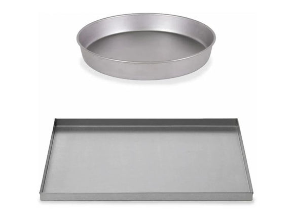 Alfa Forni 2-Piece Baking Tray Set – Pizza Oven Accessory