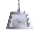 Sunstone Outdoor 20-Inch ADA Single Sink – Stainless Steel with Faucet & Cover