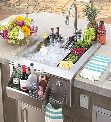 Alfresco 24 Inch Versa Sink and Beverage Center