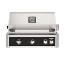 American Outdoor Grill 30 inch L-Series built-in gas grill in black with rear infrared burner and rotisserie kit