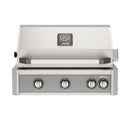 American Outdoor Grill 30 inch L-Series built-in gas grill in gray with rear infrared burner and rotisserie kit
