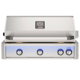 American Outdoor Grill 36 inch L-Series built-in gas grill in stainless steel with rear infrared burner and rotisserie kit