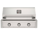 American Outdoor Grill 36-Inch T-Series Built-In Stainless Steel Gas Grill, 3-Burner Built-In Grill with Analog Thermometer, Front View