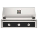 American Outdoor Grill 36-Inch T-Series Built-In Gas Grill with Black Accent Panel, Premium 3-Burner Stainless Steel Outdoor Grill