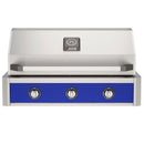 American Outdoor Grill 36-Inch T-Series Built-In Gas Grill with Blue Accent Panel, 3-Burner Stainless Steel Built-In BBQ Grill