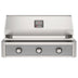 American Outdoor Grill 36-Inch T-Series Built-In Gas Grill with Gray Accent Panel, Premium Stainless Steel 3-Burner Outdoor Grill