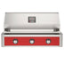 American Outdoor Grill 36-Inch T-Series Built-In Gas Grill with Red Accent Panel, 3-Burner Stainless Steel Built-In BBQ Grill